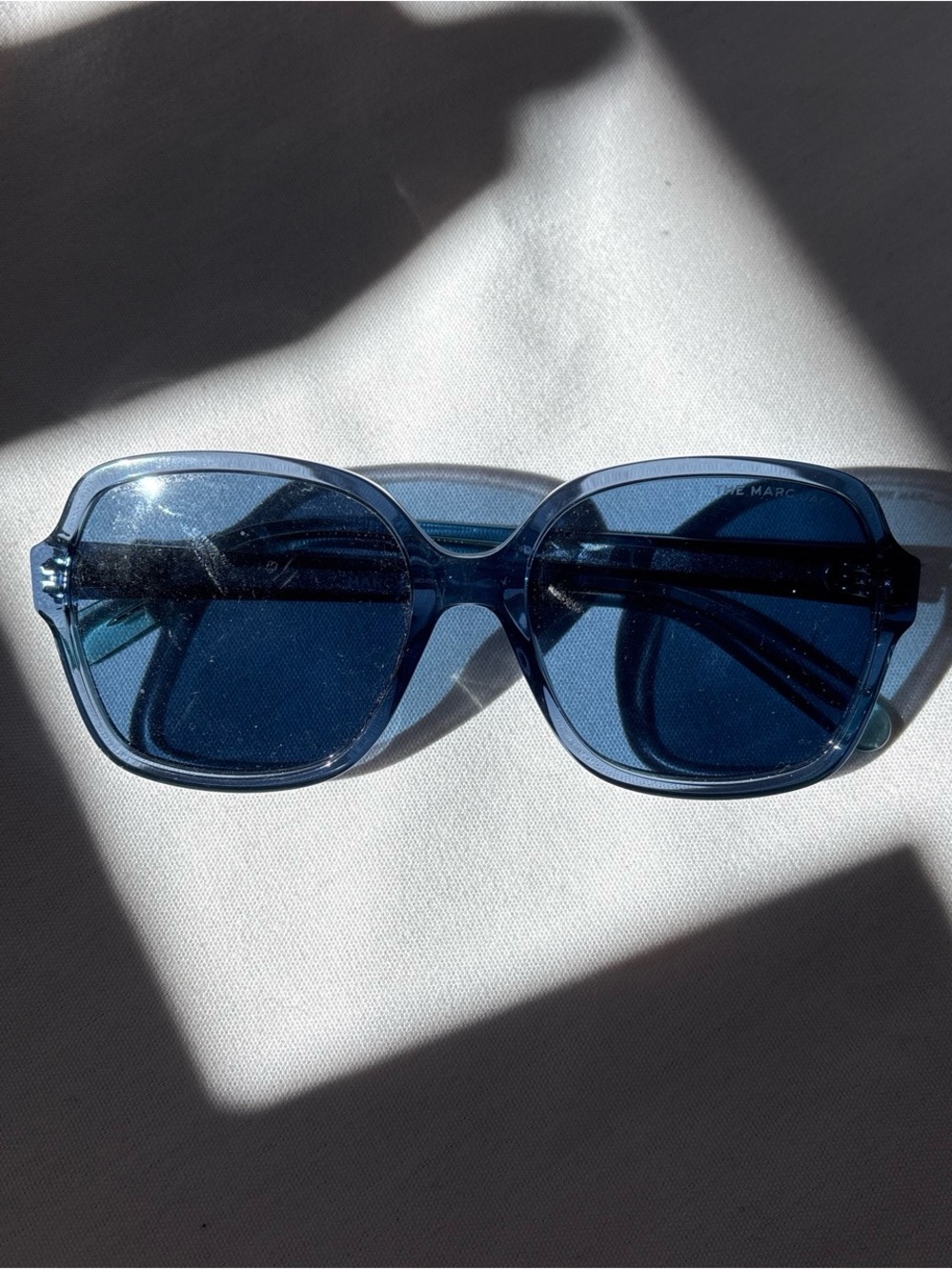 Blue Square Oversized Women's Sunglasses